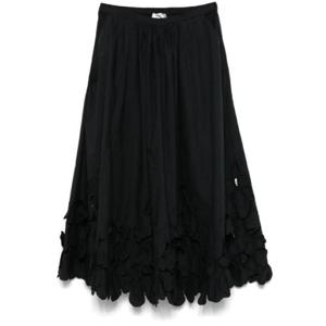 포르테포르테 EN FLEUR 자수 디테일 코튼 포플린 스커트 1873273