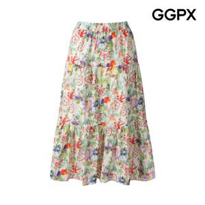 [GGPX] 플라워 밴딩 스커트 (GP4SK004F)