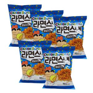 [무료배송] 크레용신짱 라면스낵 양념치킨맛 90g x 5개