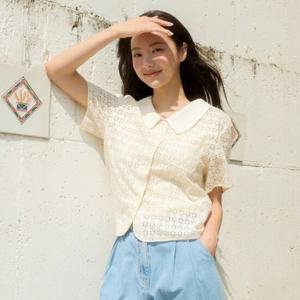 [올리브데올리브] 플로럴레이스 아우터형 셔츠(OW5XB453)