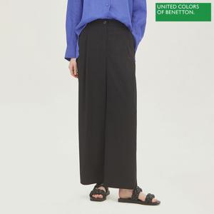 [베네통] 르네 핀턱 팬츠 BAPT61331_BK