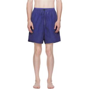 BAPE 반바지 블루 카모 히트 리액티브 쇼츠 241546M193001