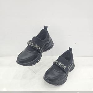 [무크]여성 6CM 크리스탈 포인트 스니커즈 422357 AA 14