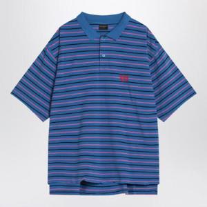 BALENCIAGA Laurel Classic polo in blue/pink/black Regular Fit 828531TSVF7/Q_BALEN-4326