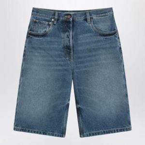 PRADA Blue Bermuda shorts in washed denim GFP523OOO16PK/Q_PRADA-F0V3N