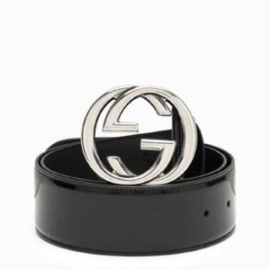 GUCCI GG 블랙 가죽 벨트 763389AACBA/XF_GUC-1000