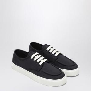 PRADA Sneakers navy blue in cotton canvas 2EE427D0013T0A/Q_PRADA-F0124