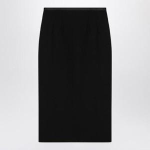 DOLCE&GABBANA 울 크레이프 소재의 블랙 펜슬 스커트 F4BBPTFUBD2/Q_DOLCE-N0000