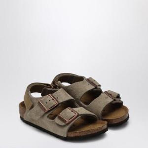BIRKENSTOCK 밀라노 토프 스웨이드 샌들 1029471SUE/Q_BIRKE-TP