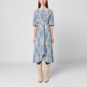 ETRO 다채로운 프린트가 돋보이는 플레어 미디 드레스 WRHA022699SA487/Q_ETRO-X0800