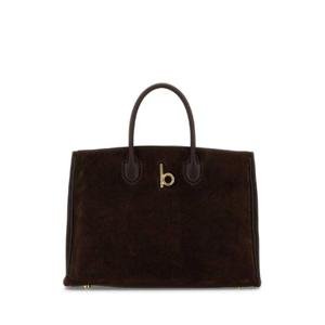 BURBERRY Brown suede small Rocking Horse handbag 8094491 A1276