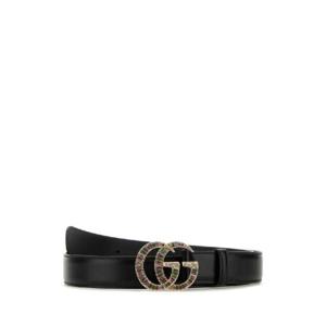 GUCCI 검은색 가죽 벨트 7955630YAUG 1047