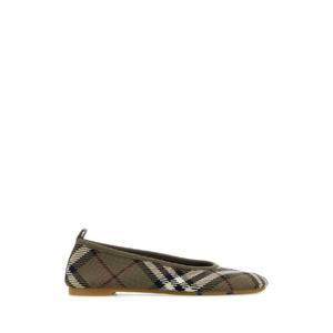 BURBERRY Embroidered canvas ballerinas 8101054 C1846