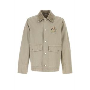 BURBERRY Cappuccino cotton jacket 8101260 C1761