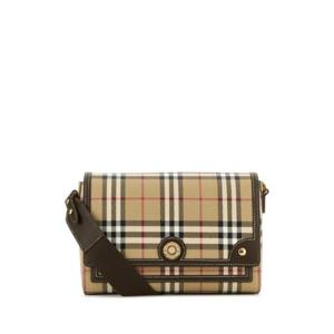 BURBERRY 자수 패브릭 노트 크로스백 8099755 A7026