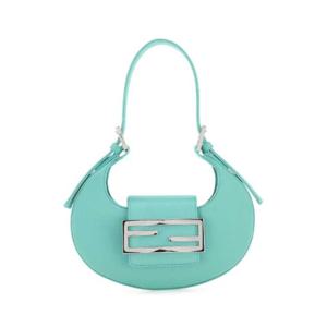 FENDI 씨 그린 새틴 미니 쿠키 핸드백 8BS065AMCP F1JBO