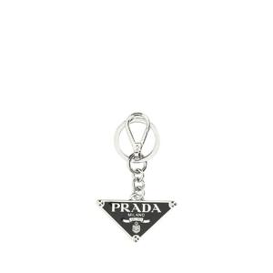 PRADA 블랙 메탈 열쇠 고리 2PS05766A F0002