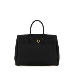 BURBERRY Black leather small Rocking Horse handbag 8099401 A1189