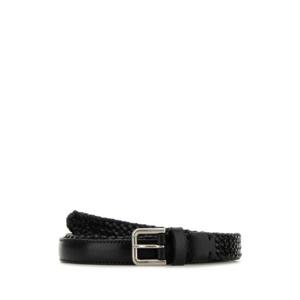 DOLCE & GABBANA Black leather belt BC4924A9Q22 8B956