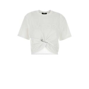 VERSACE White cotton t-shirt 10188981A13610 1W000