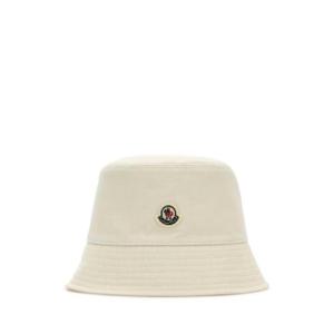 MONCLER 아이보리 폴리에스터 블렌드 버킷 햇 3B000255983X 050