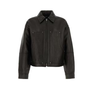 AMIRI 블랙 가죽 재킷 AMLTBN1009 BLACK