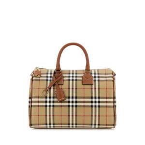 BURBERRY Printed canvas medium Check handbag 8109789 A9534