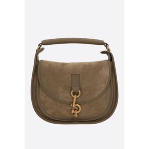 BURBERRY B Clip small messenger bag in suede 8109401C2905