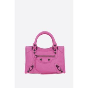 BALENCIAGA Le City mini handbag in Arena Storico leather 8063952ABEK5830