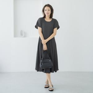 엄마옷 마담4060 아더플리츠원피스 여성 데일리원피스 -ZOP2505009-