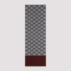 구찌 머플러 스카프 819189 4G095 6169 BORDEAUX SKY BLUE