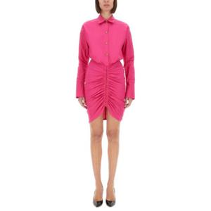 베르사체 미디 원피스 78HAO902 N0431494 FUCHSIA