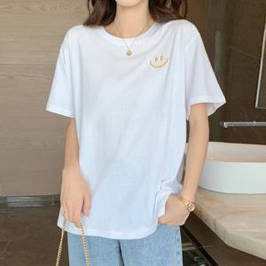 [카라]KARRA 데일리스마일자수티셔츠_A5M0507