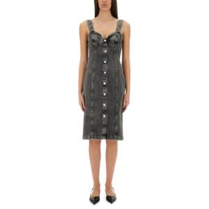 모스키노 미디 원피스 04573219 1508 GREY
