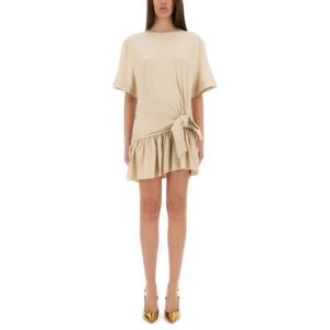 파코라반 미디 원피스 25EJRO121VI0267 P270 BEIGE