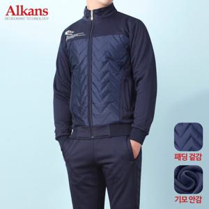 [알칸스]알칸스 겨울 남성 트레이닝세트 패딩 츄리닝복 MC33TP