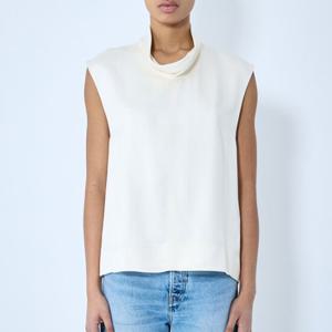 25 SS 토템 Highneck 홀터넥 비스코스 블랜드 슬리브리스 탑 252 WRT0452 FB0387 11
