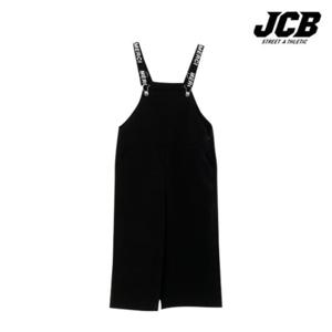 [JCB]폴리우븐스판 와이드 오버롤 8부 멜빵 바지(JBP0P141G_SB)