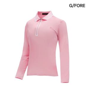 [지포어]G FORE 지포어 여성 페더웨이트 지퍼 골프 폴로 G4LS21K