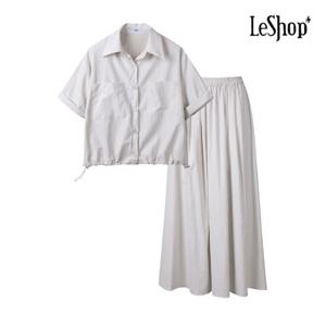 르샵  드로우 썸머 셔츠 앤 스커트 셋업 (BP5ST002A)