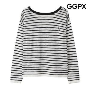 GGPX  백 아일렛 단가라 시스루 니트 (GP5KP020F)