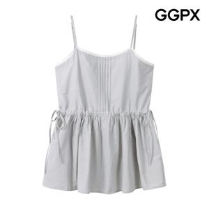 GGPX  레이스 트리밍 스트링 뷔스티에 블라우스 (GP5SH043F)