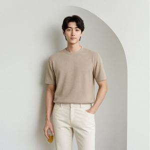[지오지아][지오지아] 크루넥 반팔 니트 A (ABC2ER1103_A)