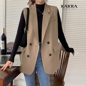 [카라]KARRA (77까지)모던더블버튼베스트자켓_A3F0434