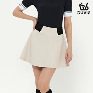 [듀빅]듀빅 여성 스판 플레어 밴딩 큐롯 스커트 DC3WCU015