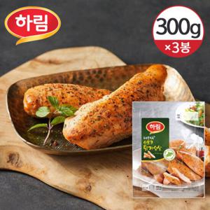 [냉장] 하림 허브를 입힌 스모크 닭가슴살 300g×3개