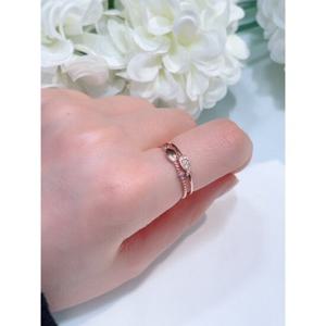 로이드 쌍둥이물고기 행운 탄생석 14K 반지 LRS22235G