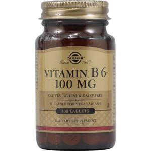 솔가 비타민 B6 100 mg 100 타블렛