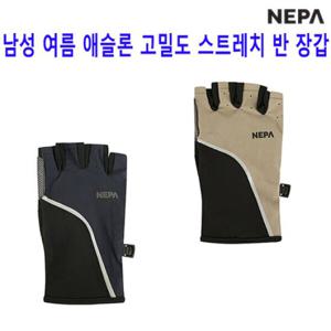 [네파][장갑 등산용품](7J38110)_남성 여름 애슬론 고밀도 스트레치 반 장갑