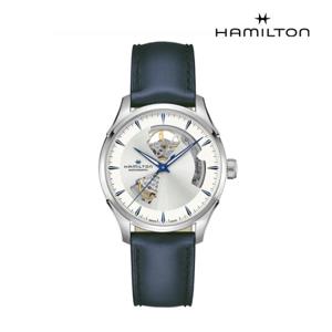[해밀턴]H32675650 재즈마스터 오픈하트 오토 40mm 네이비 가죽